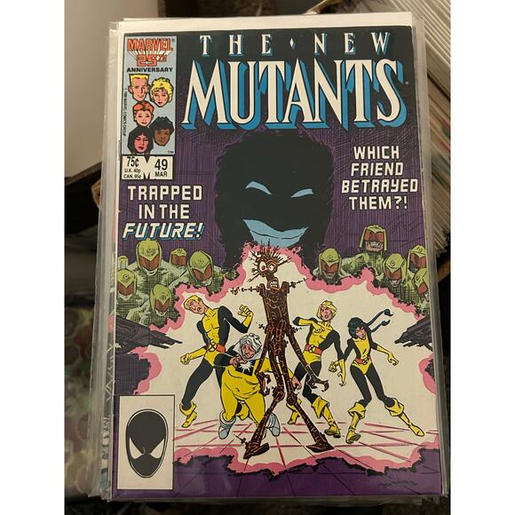 New Mutants #44, 45, 46, 47, 48, 49 (1986 Marvel) Lot of 6 - 1 KEY ISSUE - Picture 7 of 7